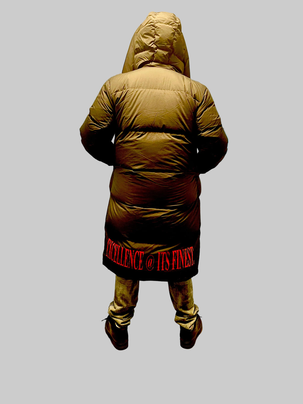 Men’s Full Length Goose Down Coat