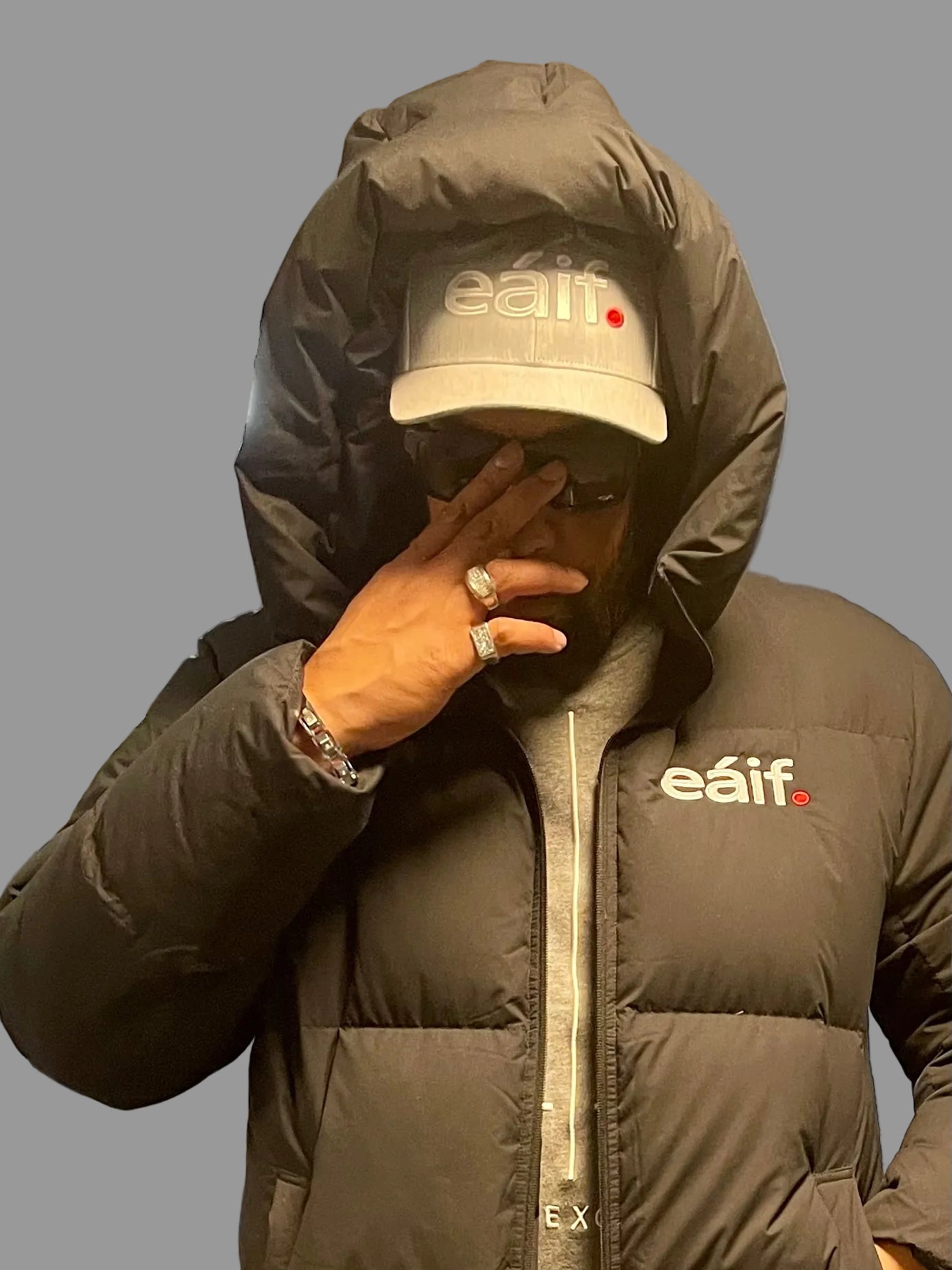 Men’s Full Length Goose Down Coat